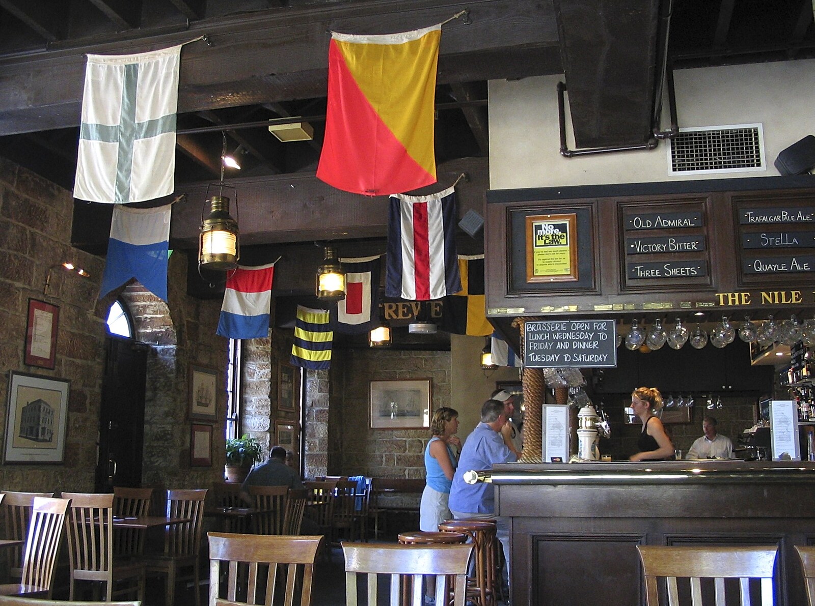 Inside the Lord Nelson hotel/brewery from Sydney, New South Wales, Australia - 10th October 2004