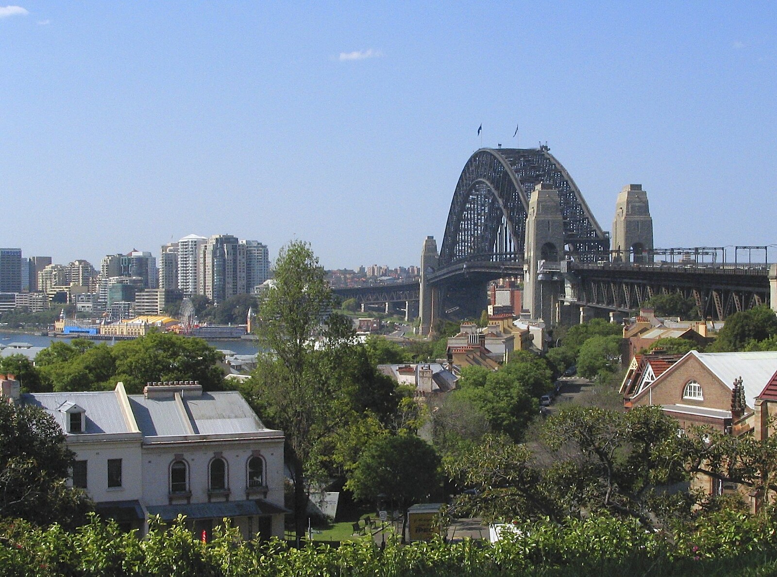 The Bridge, seen from near the observatory from Sydney, New South Wales, Australia - 10th October 2004