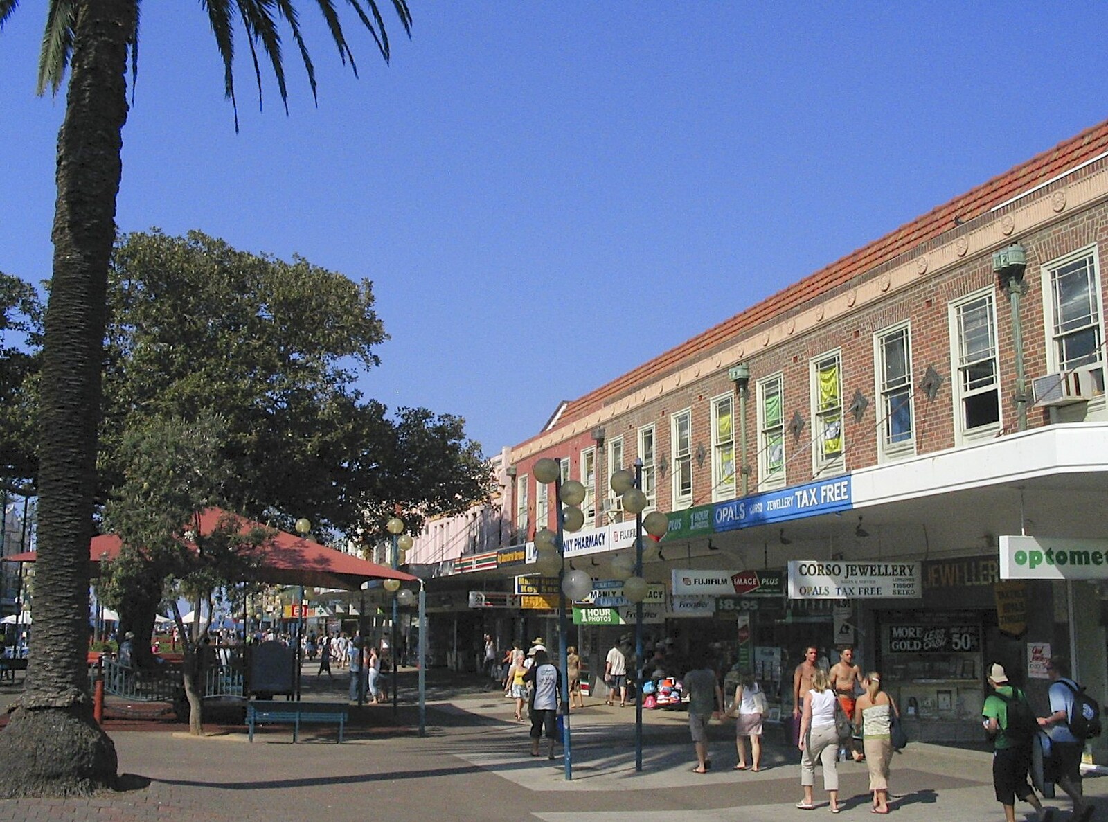 Manly shops from Sydney, New South Wales, Australia - 10th October 2004