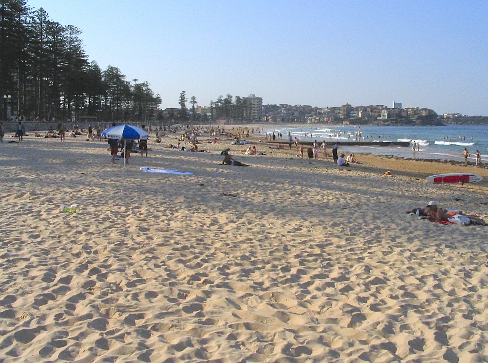 Manly beach from Sydney, New South Wales, Australia - 10th October 2004