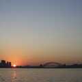 The bridge in sunset, Sydney, New South Wales, Australia - 10th October 2004