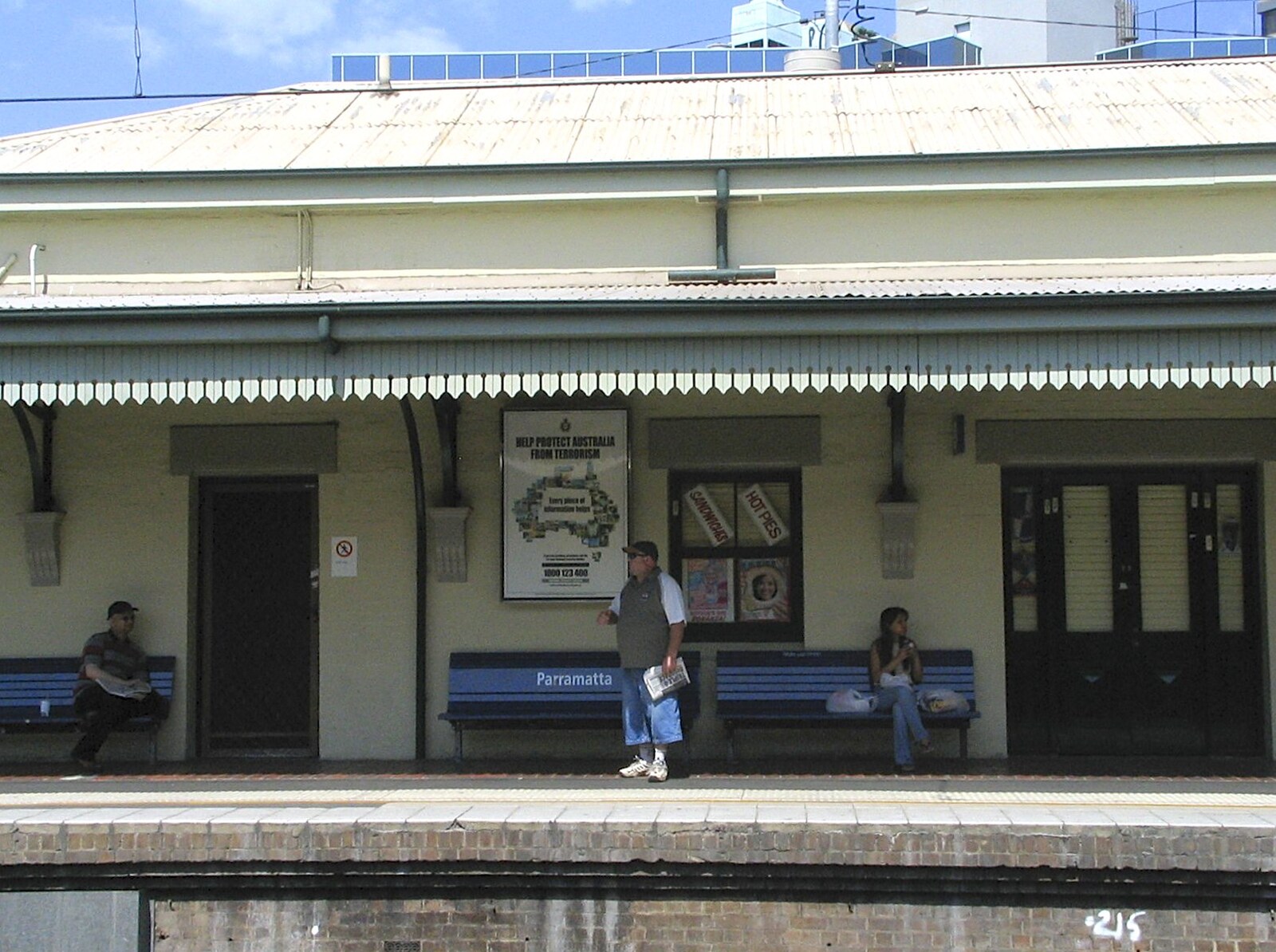 Parramatta railway station from Sydney, New South Wales, Australia - 10th October 2004