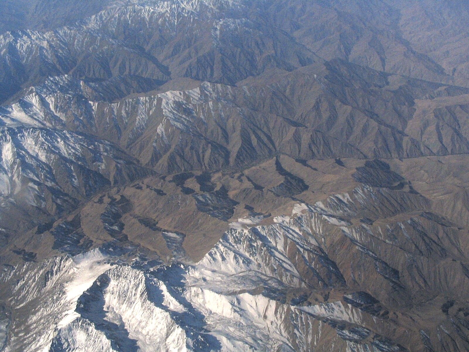 The mountains of Afghanistan from Sydney, New South Wales, Australia - 10th October 2004