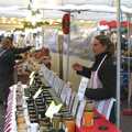 A woman sells preserves, A French Market, Blues and Curry, Diss, Scole and Brome - 17th October 2004