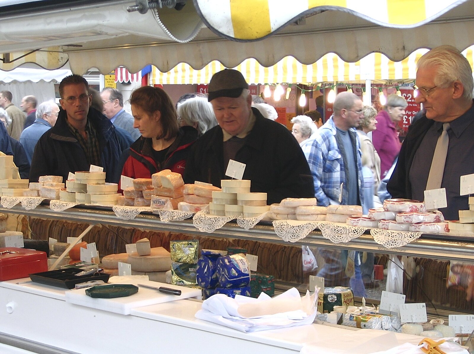 The best bit: cheese from A French Market, Blues and Curry, Diss, Scole and Brome - 17th October 2004