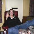 Jen's got her feet up, A French Market, Blues and Curry, Diss, Scole and Brome - 17th October 2004