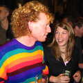 Wavy chats to someone, The Norfolk and Norwich Beer Festival, St. Andrew's Hall, Norwich - 27th October 2004