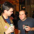 Dan chats to the other Russell, The Norfolk and Norwich Beer Festival, St. Andrew's Hall, Norwich - 27th October 2004