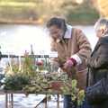 A WI plant stall by the Mere, The BBs Rehearse and the WI Market, Diss, Norfolk - 9th November 2004