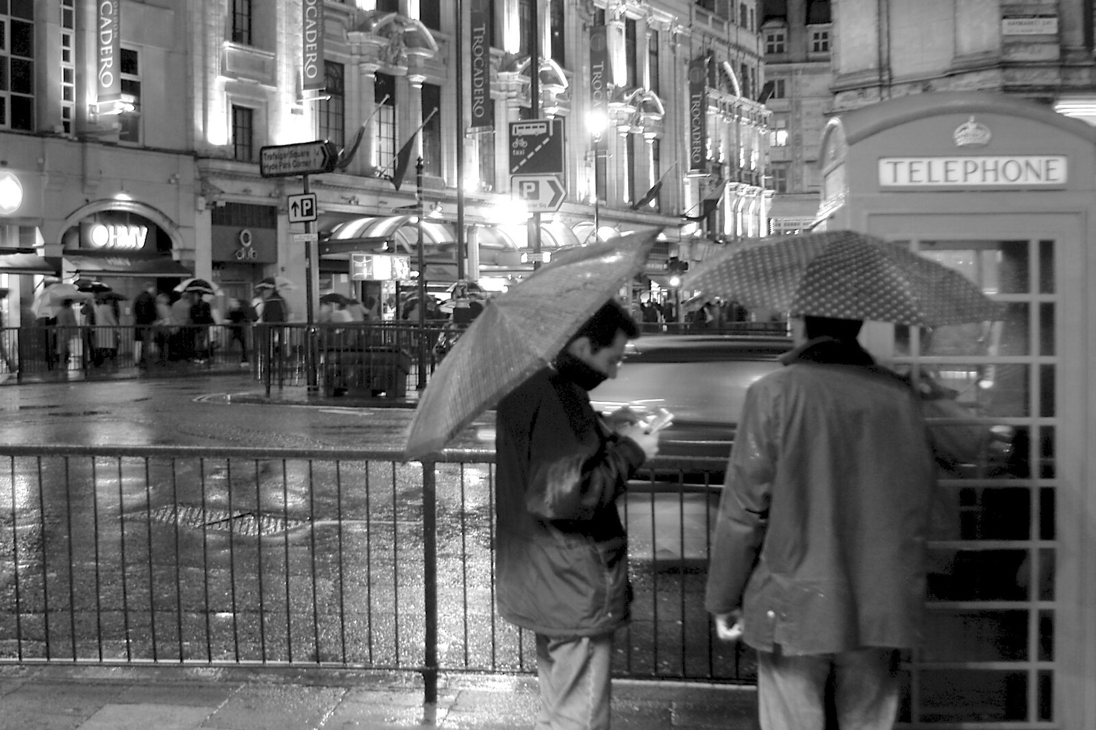 The Trocadero from London in the Rain - 18th November 2004