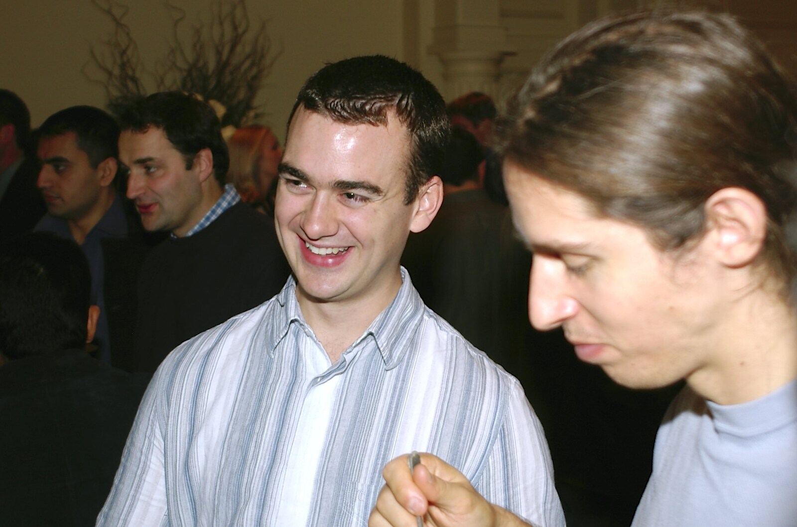 James and Liam from Qualcomm Europe All-Hands, Berkeley Hotel, Knightsbridge - 18th November 2004