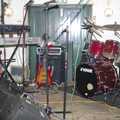 The stage is set, The BBs' Last-Ever Gig at The Cider Shed, Banham, Norfolk - 19th November 2004