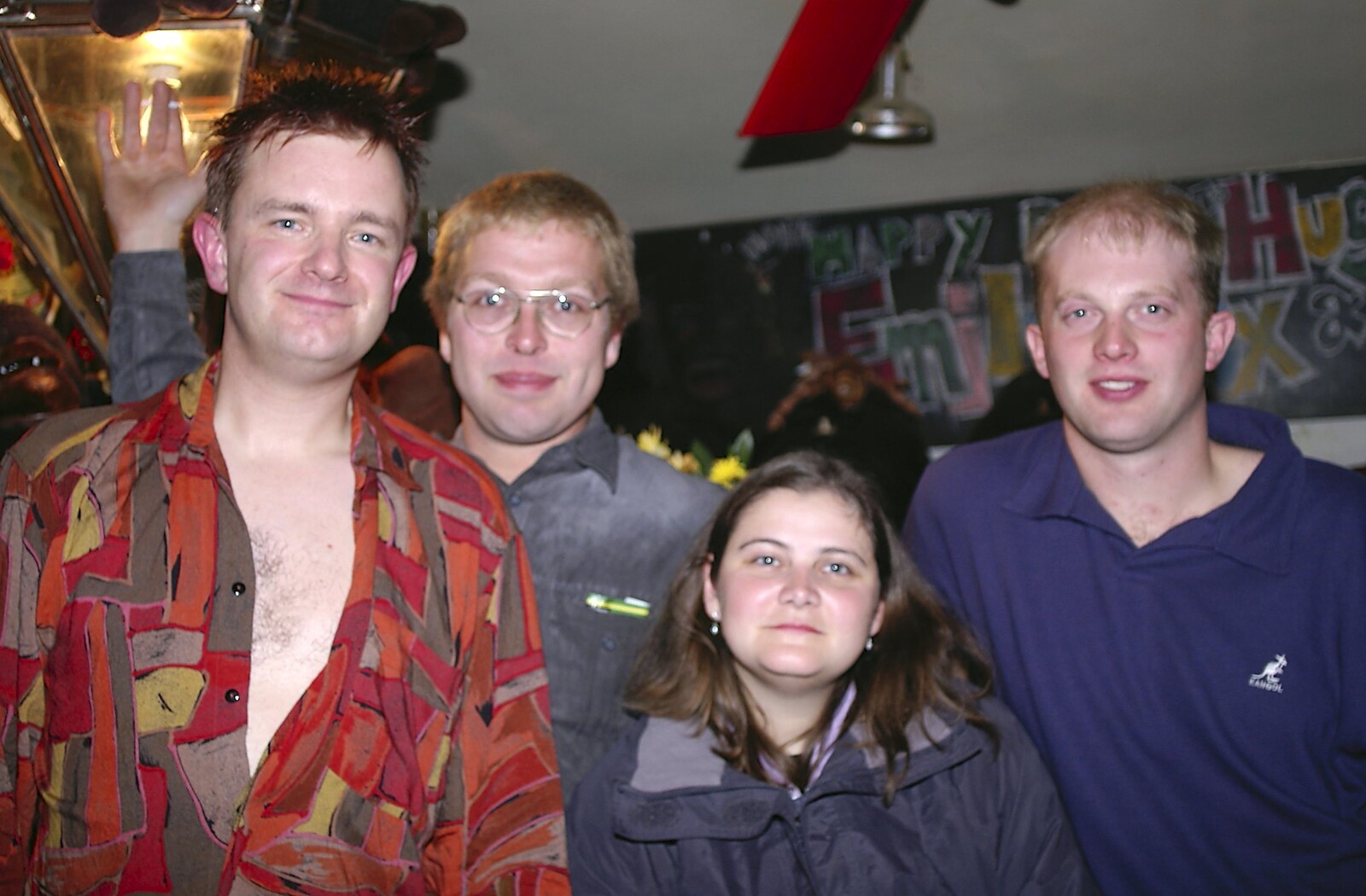 The BBs' Last-Ever Gig at The Cider Shed, Banham, Norfolk - 19th November 2004: Nosher, Marc, Claire and Paul