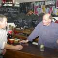 Ryan chats to a punter, The BBs' Last-Ever Gig at The Cider Shed, Banham, Norfolk - 19th November 2004