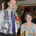 Nosher gets an award as Crap-tain of the club, The BSCC Annual Dinner, The Brome Swan, Suffolk - 4th December 2004