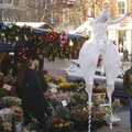 Strange stilt people, Christmas Shopping and a Carol Service, Norwich and Thrandeston - 19th December 2004