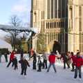 Skaters outside St. Peter Mancroft, Christmas Shopping and a Carol Service, Norwich and Thrandeston - 19th December 2004