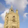 The spire of St. Peter Mancroft, Christmas Shopping and a Carol Service, Norwich and Thrandeston - 19th December 2004