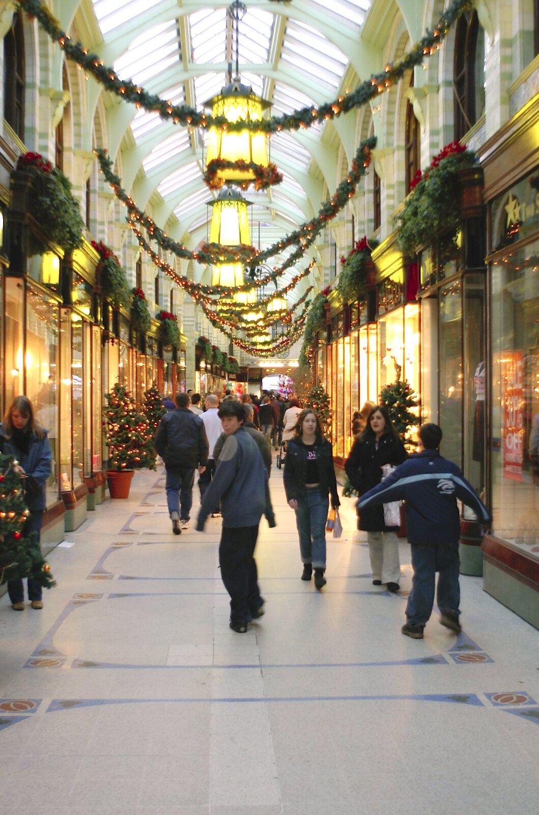 The Royal Arcade from Christmas Shopping and a Carol Service, Norwich and Thrandeston - 19th December 2004