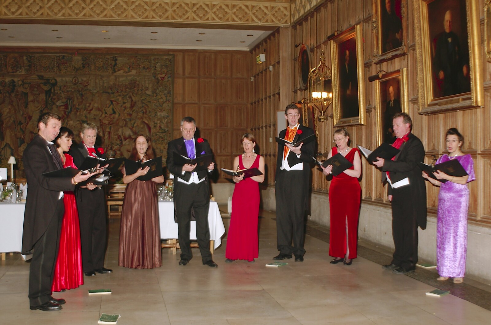 The Cambridge Voices from Qualcomm Cambridge's Christmas Do, King's College, Cambridge - 22nd December 2004