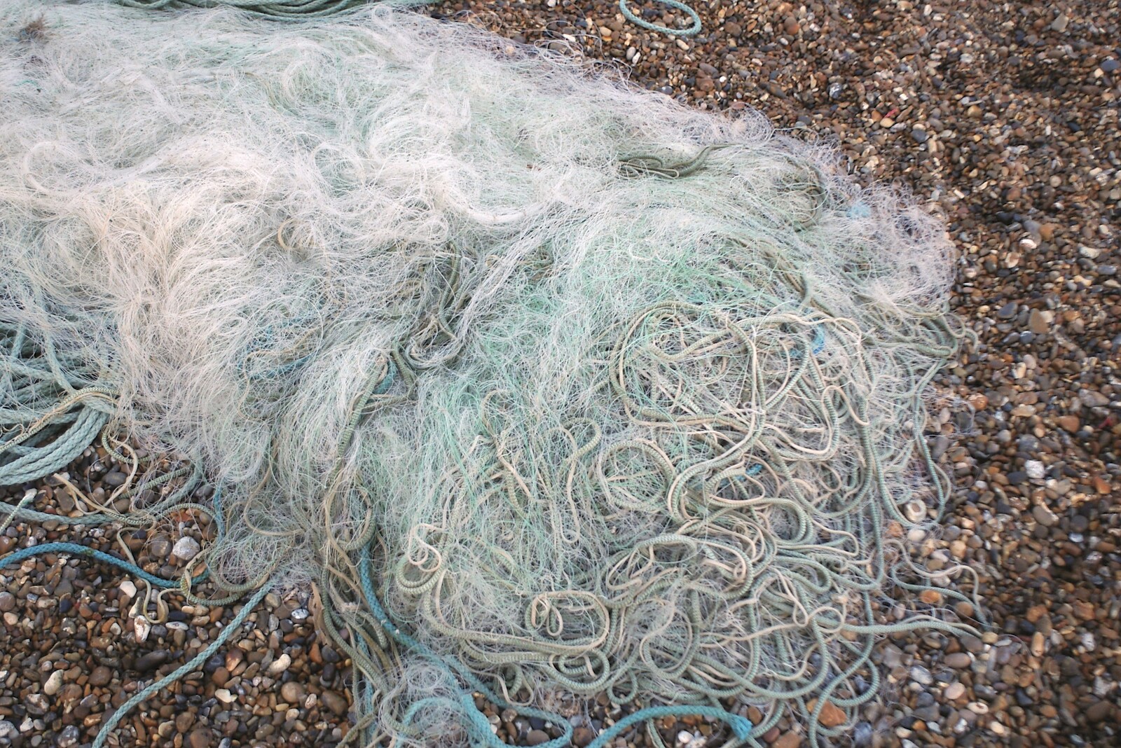 A tangle of discarded net from A Day with Sis, Matt and the Old Man, Saxmundham, Suffolk - 28th December 2004