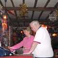 Theresa and Kenny do the fruit machine , Sausages at the Swan Inn, and Revs Gets Decorated, Diss and Brome - 7th January 2005