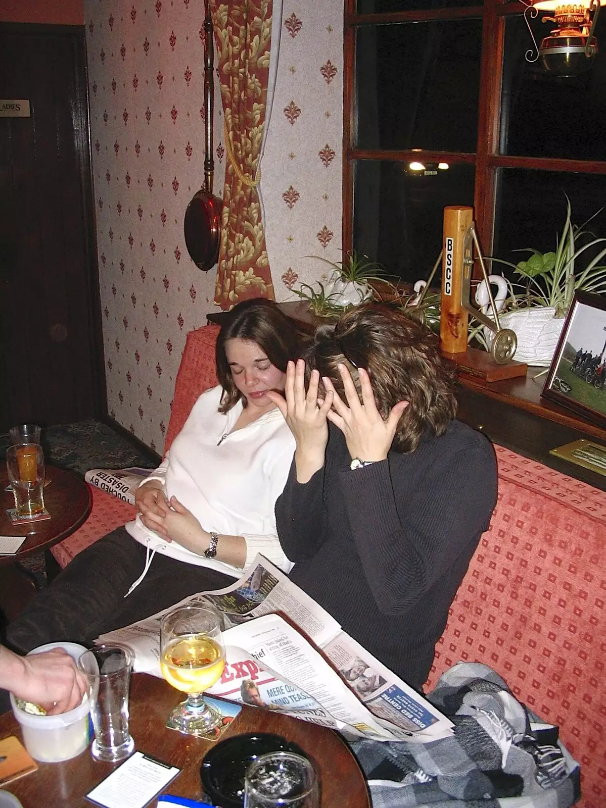 Suey hides, from Sausages at the Swan Inn, and Revs Gets Decorated, Diss and Brome - 7th January 2005