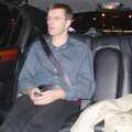 John Scott in the back of a stretch limo, A Trip to San Diego, California, USA - 11th January 2005