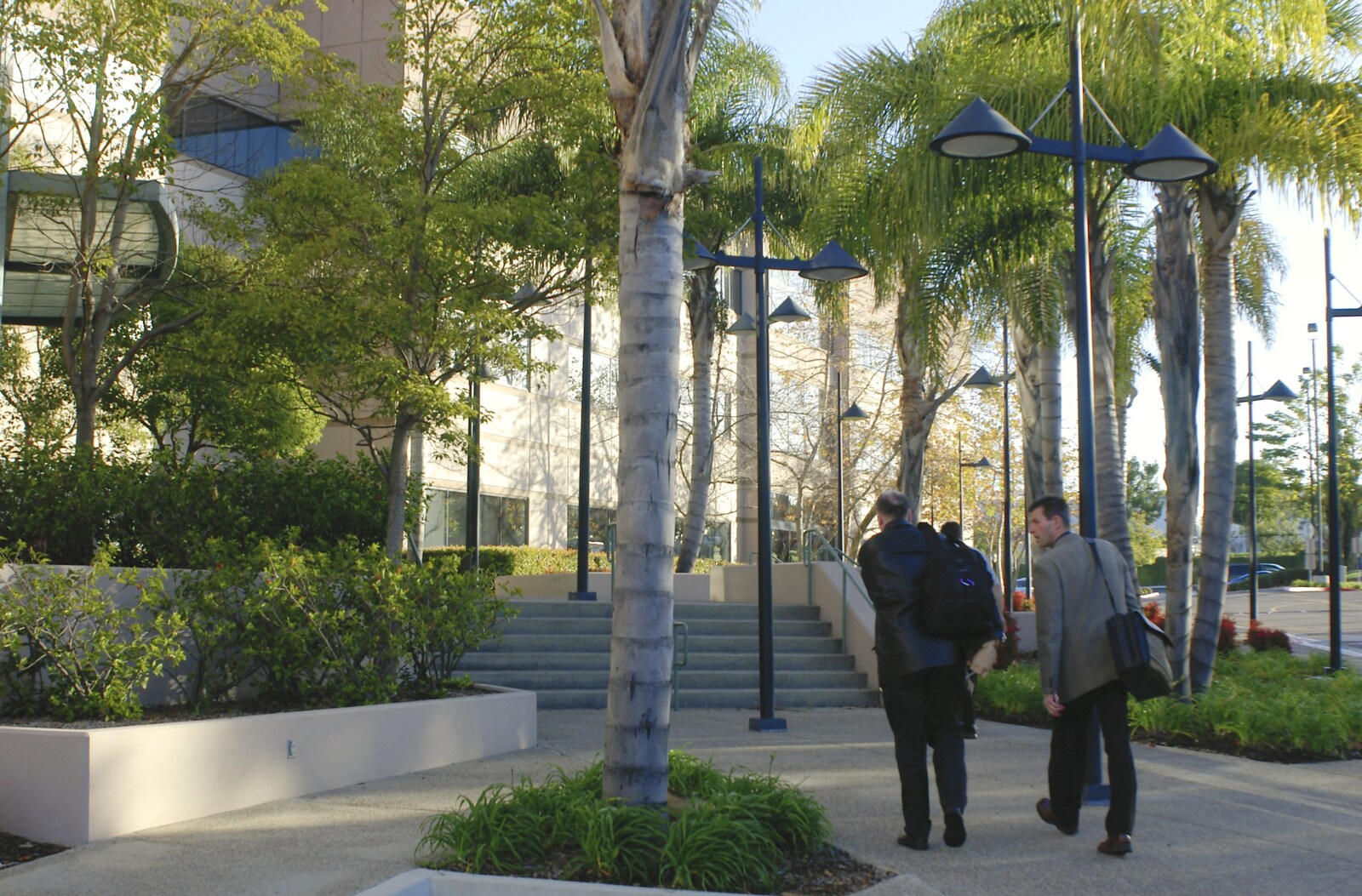 A Trip to San Diego, California, USA - 11th January 2005: We find the entrance to head office