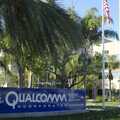The Qualcomm sign, A Trip to San Diego, California, USA - 11th January 2005