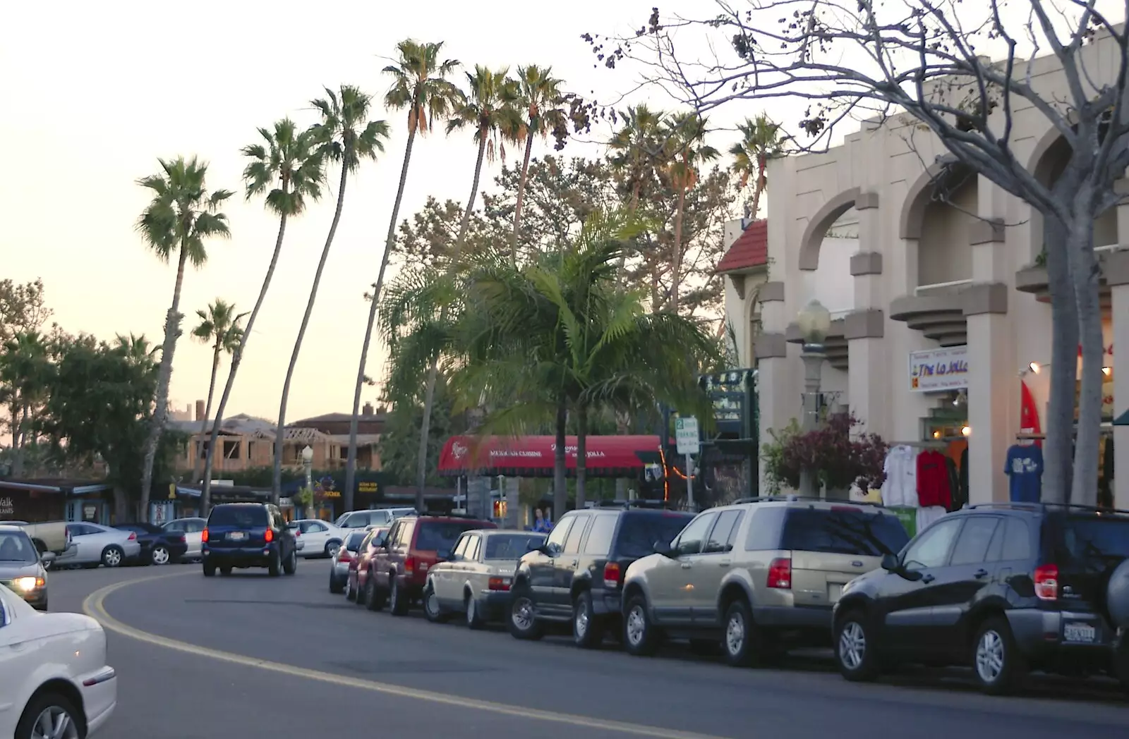 A street in La Jolla, from A Trip to San Diego, California, USA - 11th January 2005