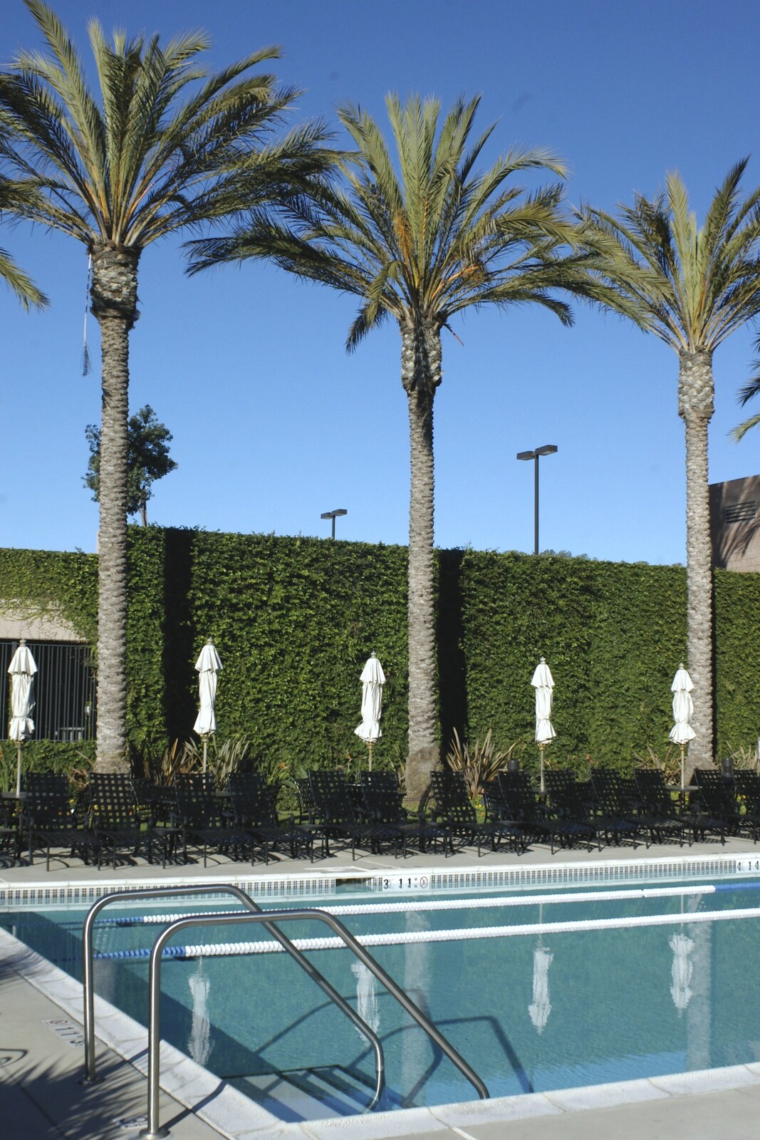 A Trip to San Diego, California, USA - 11th January 2005: The Marriott Del Mar's swimming pool