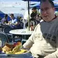 Russell and his pile of food, A Trip to San Diego, California, USA - 11th January 2005