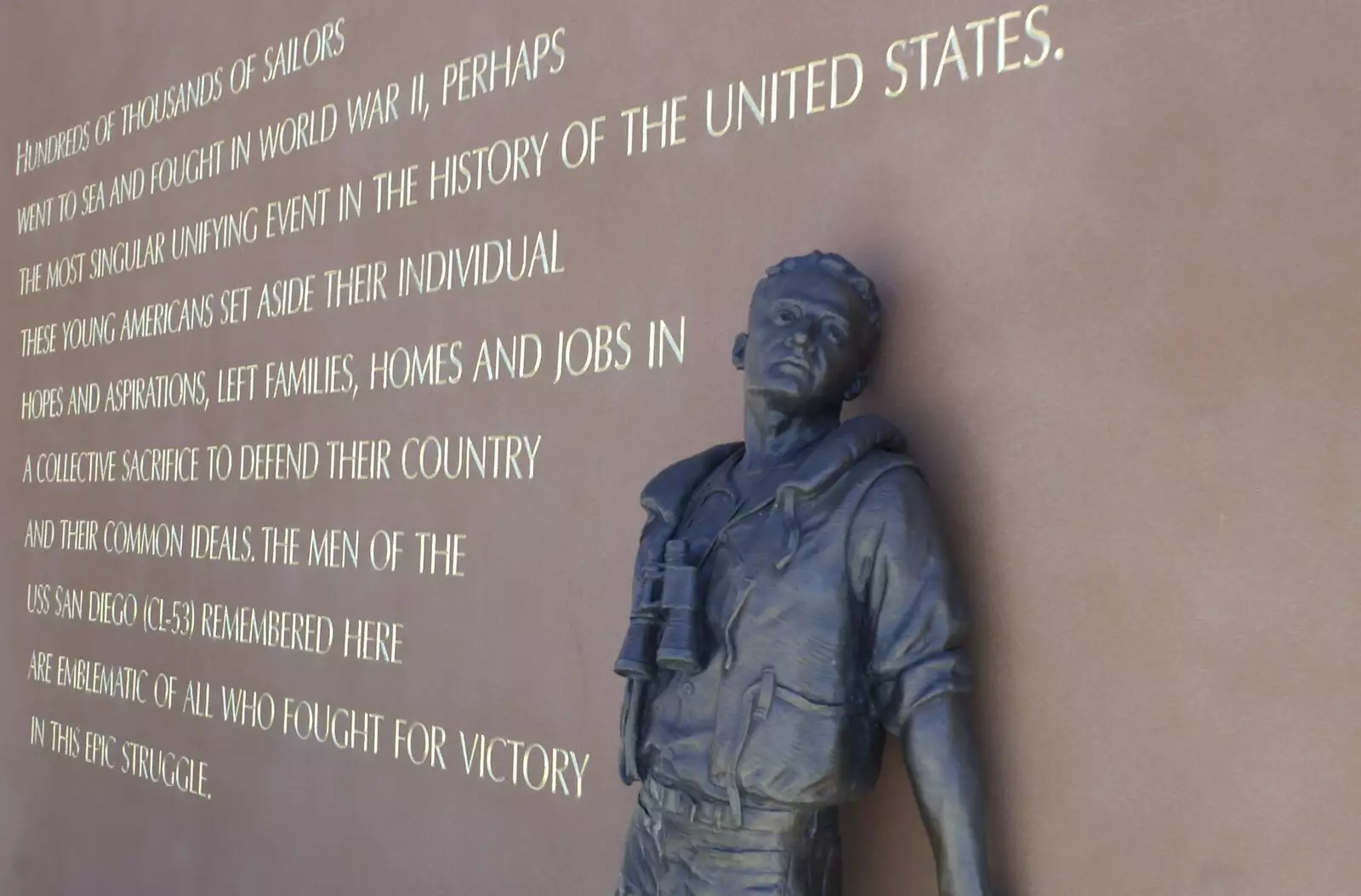 A San Diego war memorial, from A Trip to San Diego, California, USA - 11th January 2005