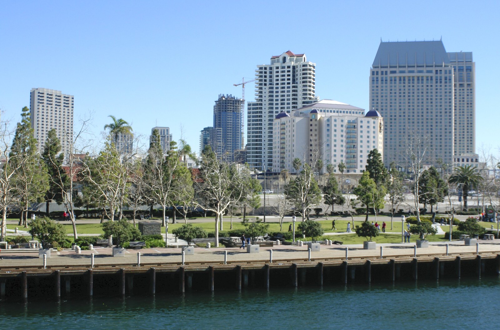 A Trip to San Diego, California, USA - 11th January 2005: A view of San Diego and the Manchester Grand Hyatt