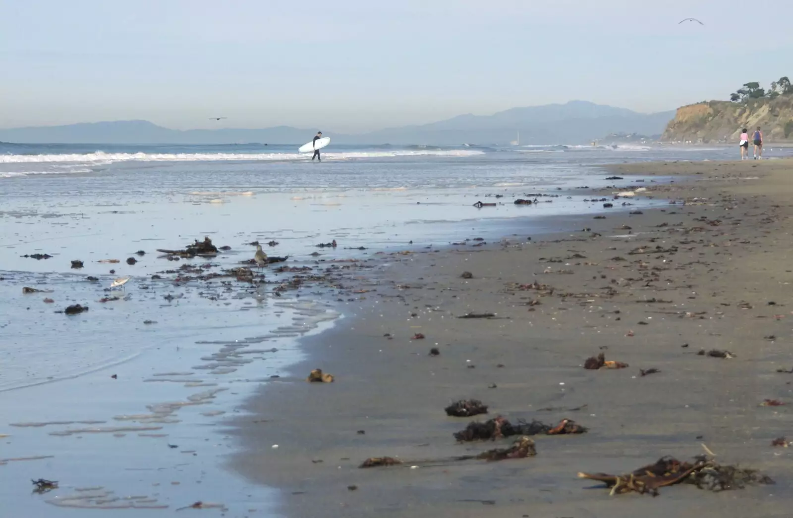 A surfer on the beach, from A Trip to San Diego, California, USA - 11th January 2005