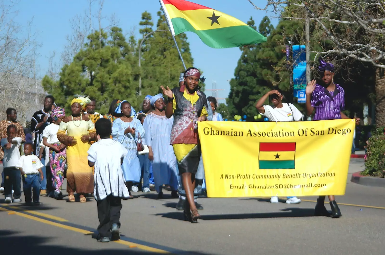 The Ghanaian Association of San Diego, from Martin Luther King Day and Gomez at the Belly Up, San Diego, California, US - 15th January 2005