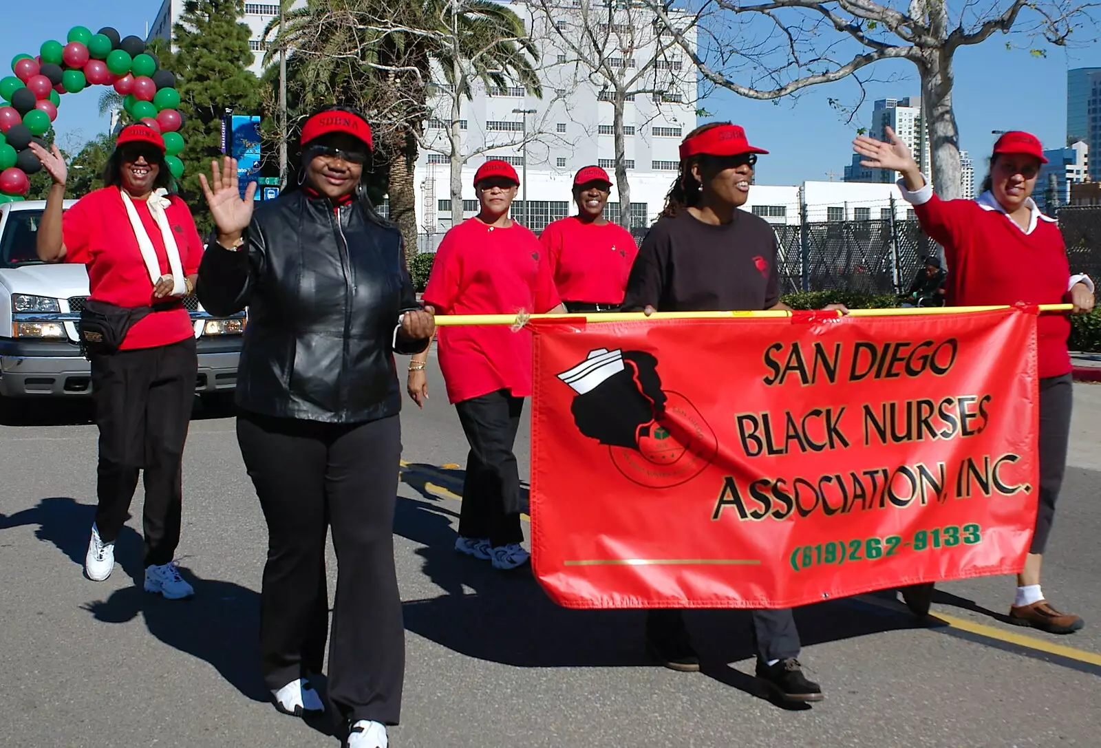 The Black Nurses Association of San Diego, from Martin Luther King Day and Gomez at the Belly Up, San Diego, California, US - 15th January 2005