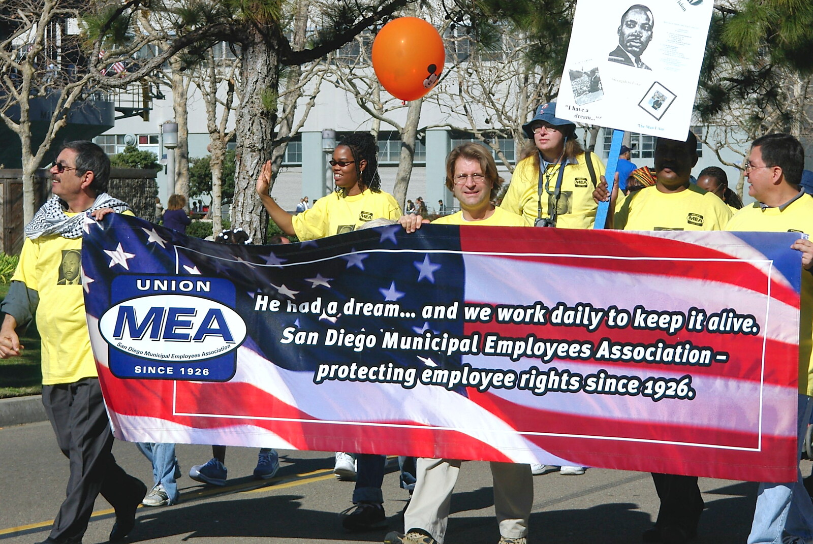 Martin Luther King Day and Gomez at the Belly Up, San Diego, California, US - 15th January 2005: The Municipal Employees Association