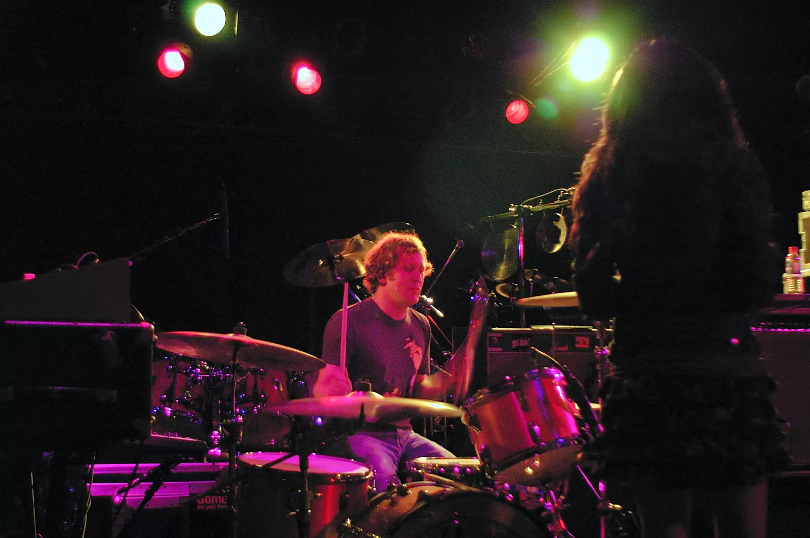 Support act Indian Girl on stage, from Martin Luther King Day and Gomez at the Belly Up, San Diego, California, US - 15th January 2005