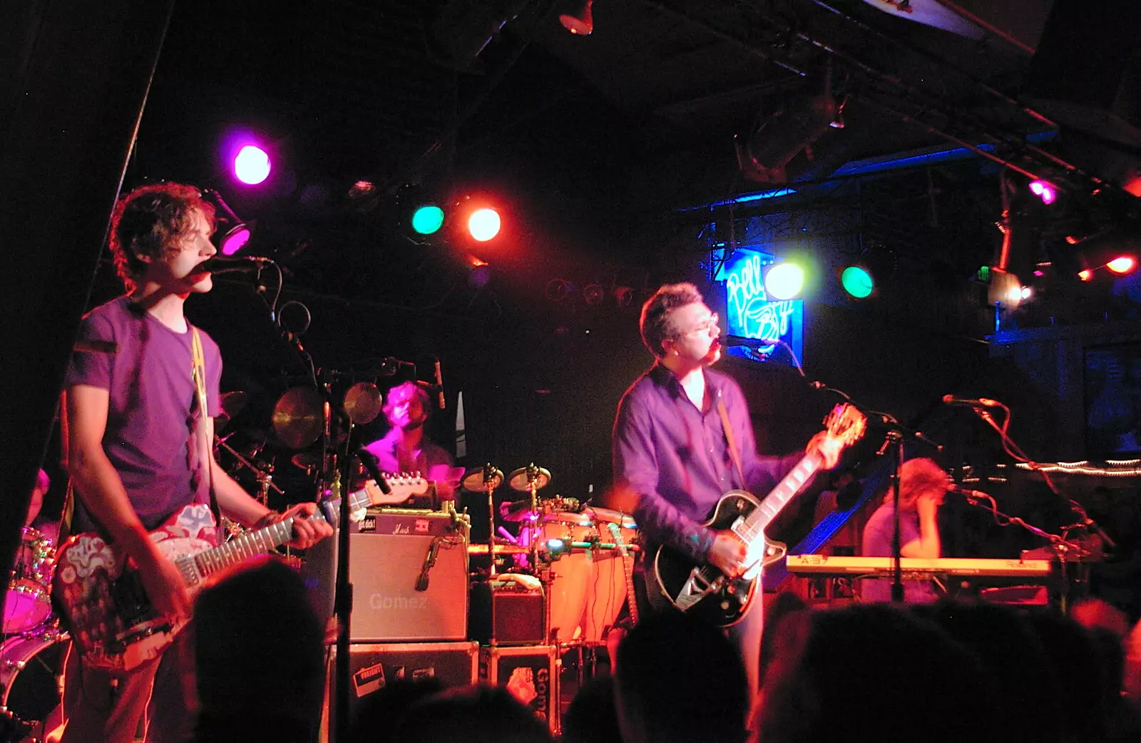 Gomez on stage at the Belly Up, from Martin Luther King Day and Gomez at the Belly Up, San Diego, California, US - 15th January 2005