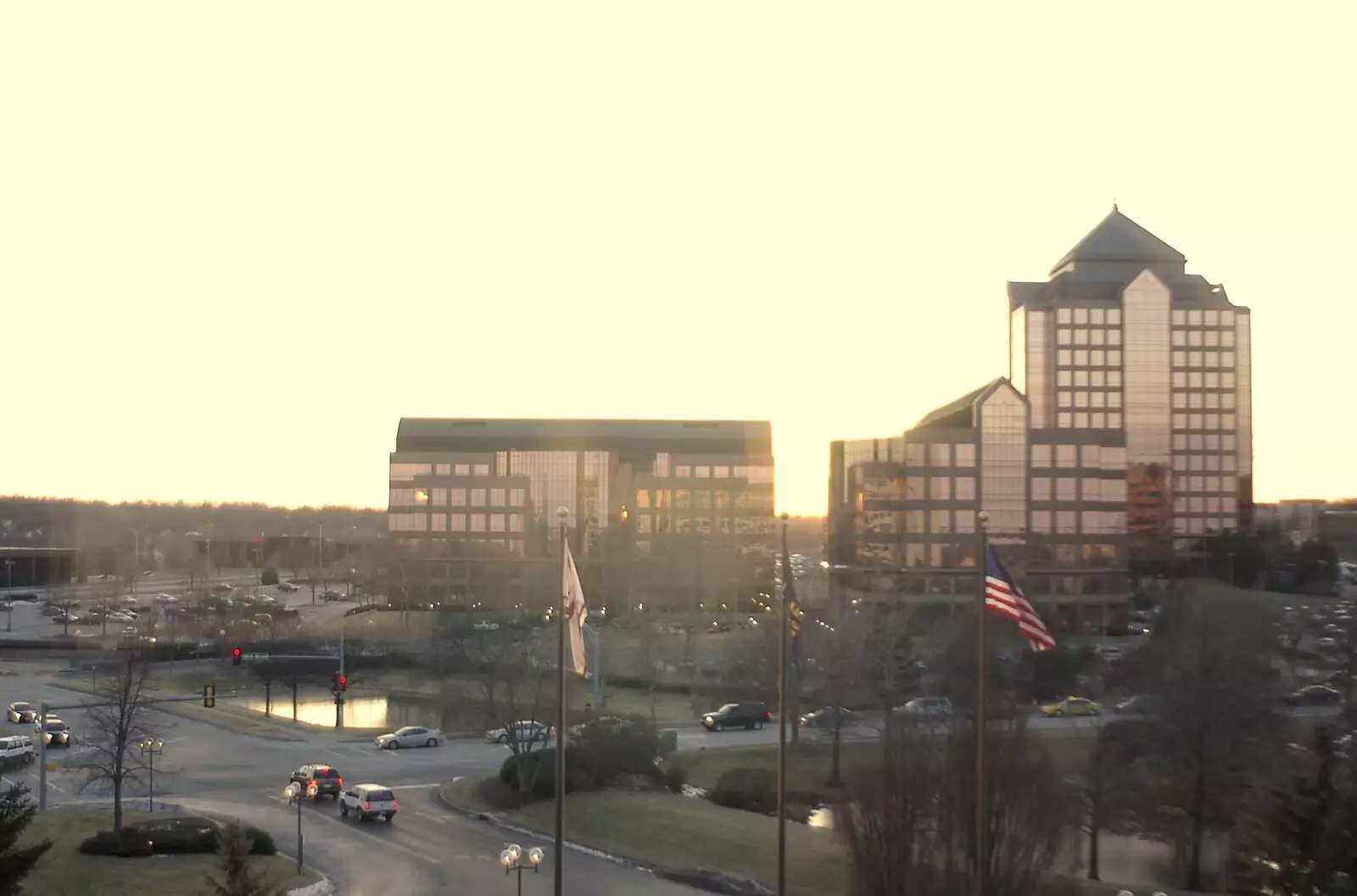 The view from the hotel, from A Visit to Sprint, Overland Park, Kansas City, Missouri, US - 16th January 2005