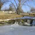 A frozen creek, A Visit to Sprint, Overland Park, Kansas City, Missouri, US - 16th January 2005