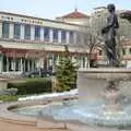 A fountain near the Plaza Time Building, A Visit to Sprint, Overland Park, Kansas City, Missouri, US - 16th January 2005