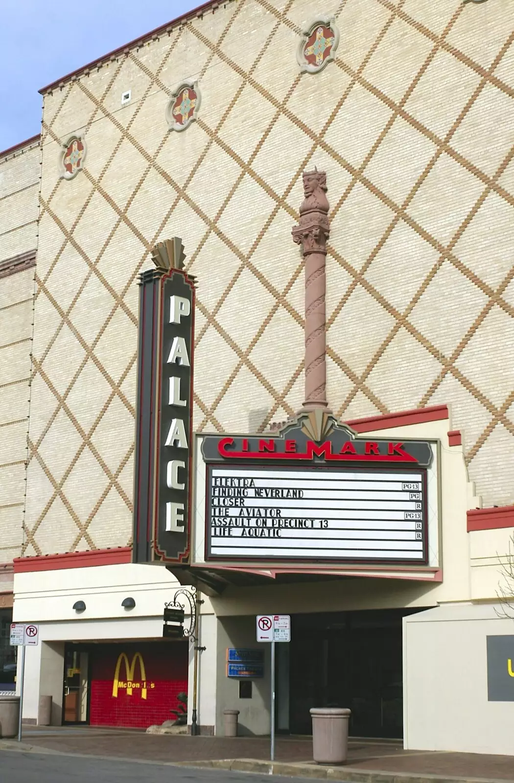 The Palace cinema sign, from A Visit to Sprint, Overland Park, Kansas City, Missouri, US - 16th January 2005