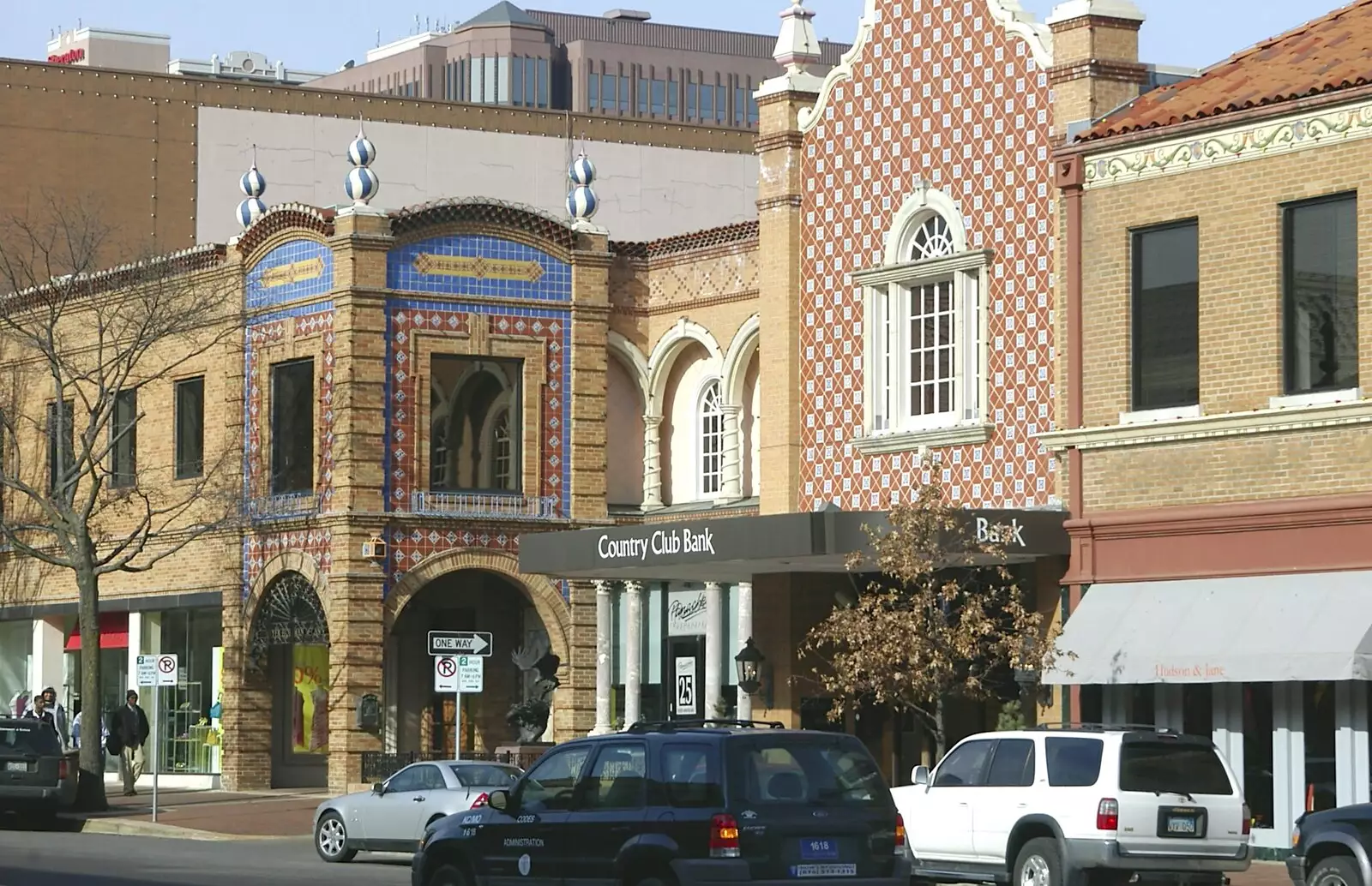 More fake old buildings in the Plaza, from A Visit to Sprint, Overland Park, Kansas City, Missouri, US - 16th January 2005