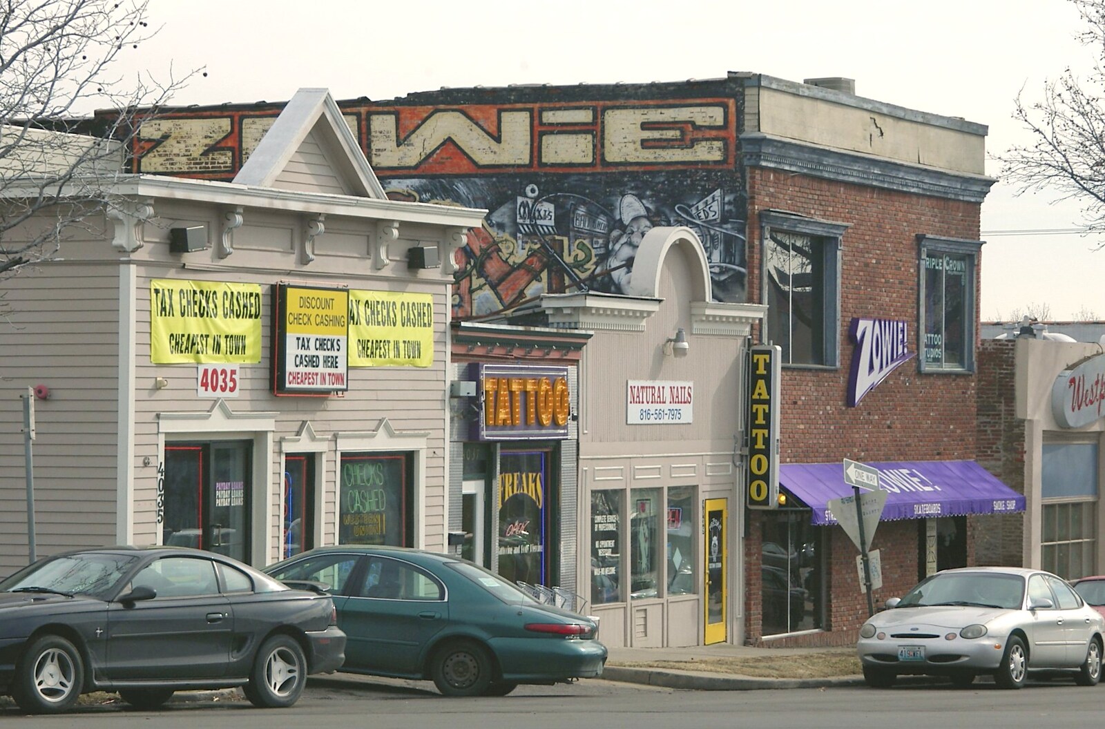 A Visit to Sprint, Overland Park, Kansas City, Missouri, US - 16th January 2005: The Zowie skateboard shop