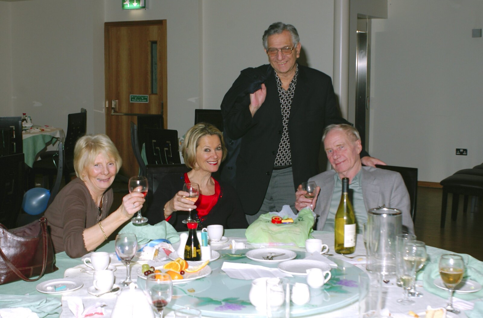The Old Man's 70th Birthday, Pontefract, West Yorkshire - 29th January 2005: A final toast