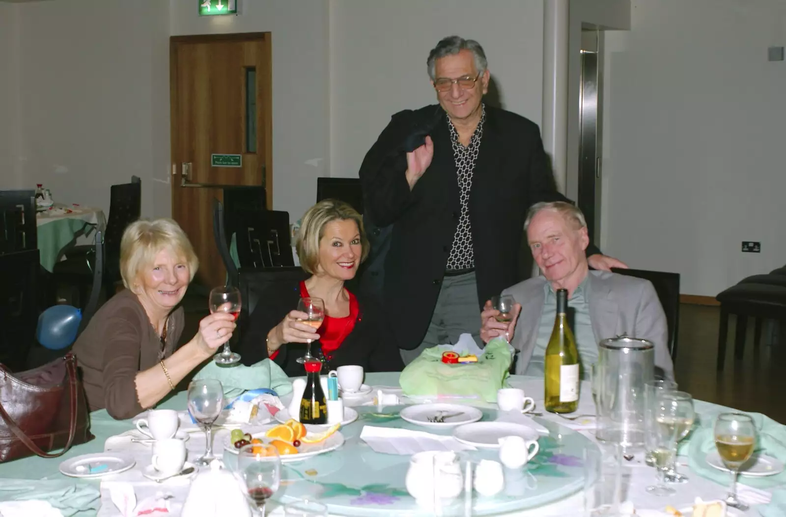 A final toast, from The Old Man's 70th Birthday, Pontefract, West Yorkshire - 29th January 2005