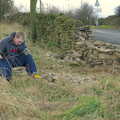 Dry stone walling, Driving Around Oop North, Hoylandswain, West Yorkshire - 30th January 2005